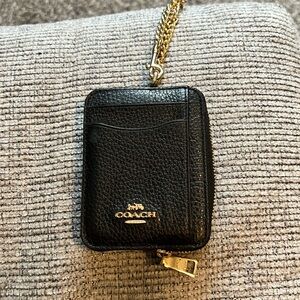 Coach card holder. Gently used. Works great to hold several cards